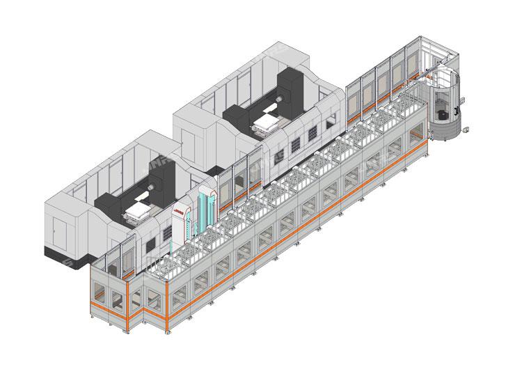 FLP-H Flexible Linear Pallets System (Double-Sided)